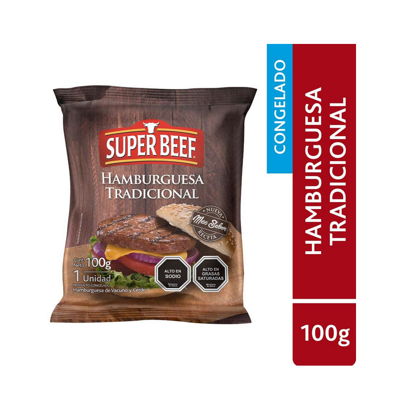 Hamburguesa Super Beef 100 g